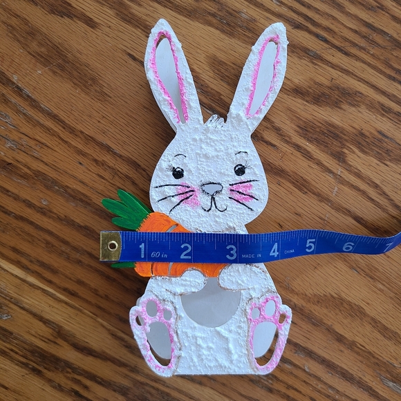 π°ππ Handpainted Wooden Easter Bunny Shadowbox - Picture 6 of 9